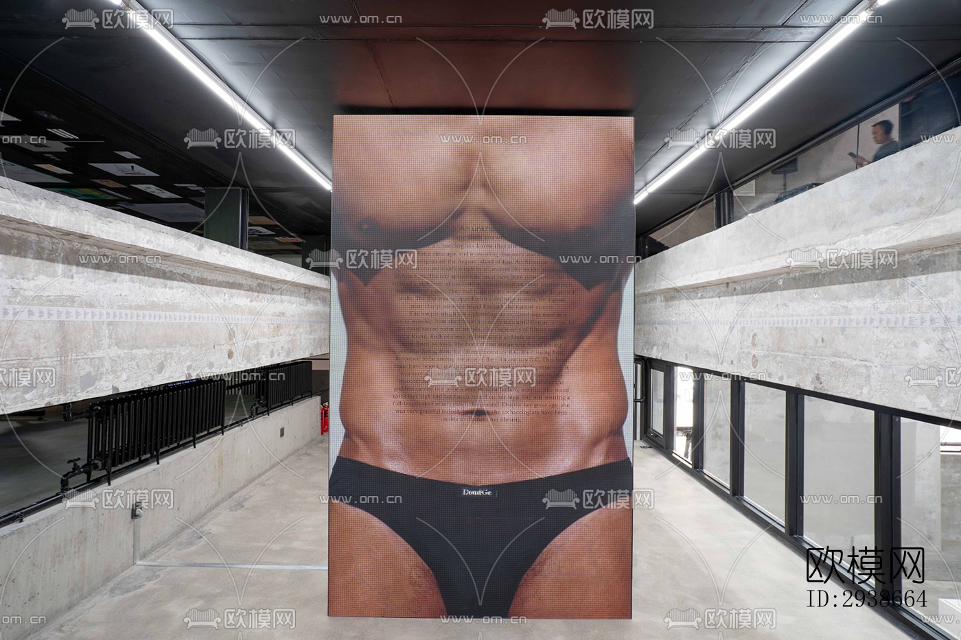 现代展览展厅效果图下载（渲染图6）