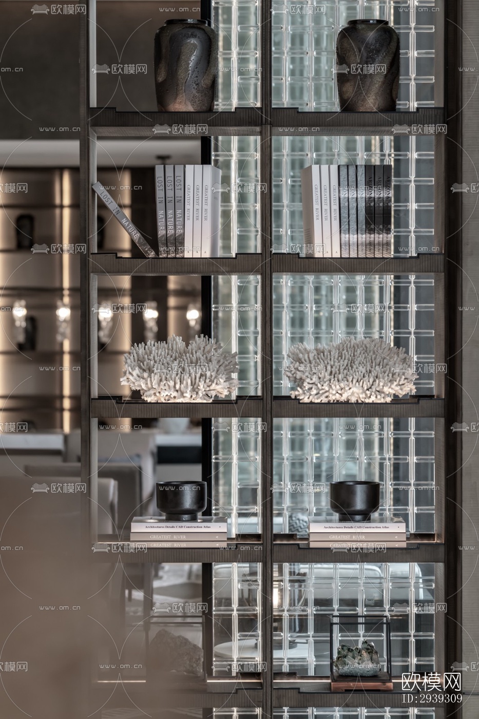 新中式酒店民宿效果图下载（渲染图5）