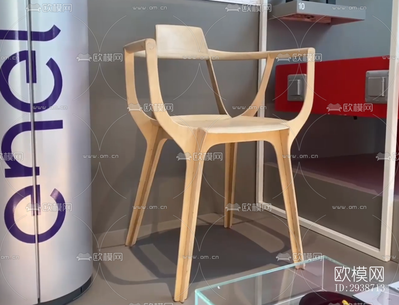 现代展览展厅效果图下载（渲染图7）