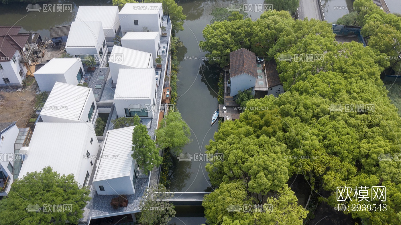 现代酒店民宿效果图下载（渲染图7）