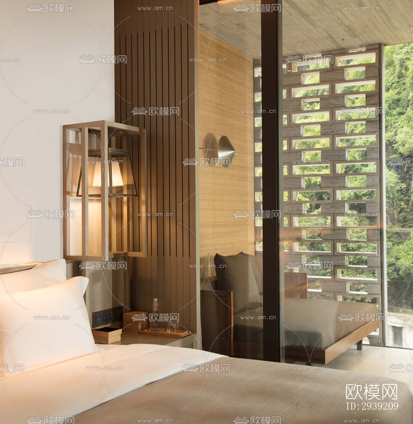 后现代酒店民宿效果图下载（渲染图16）