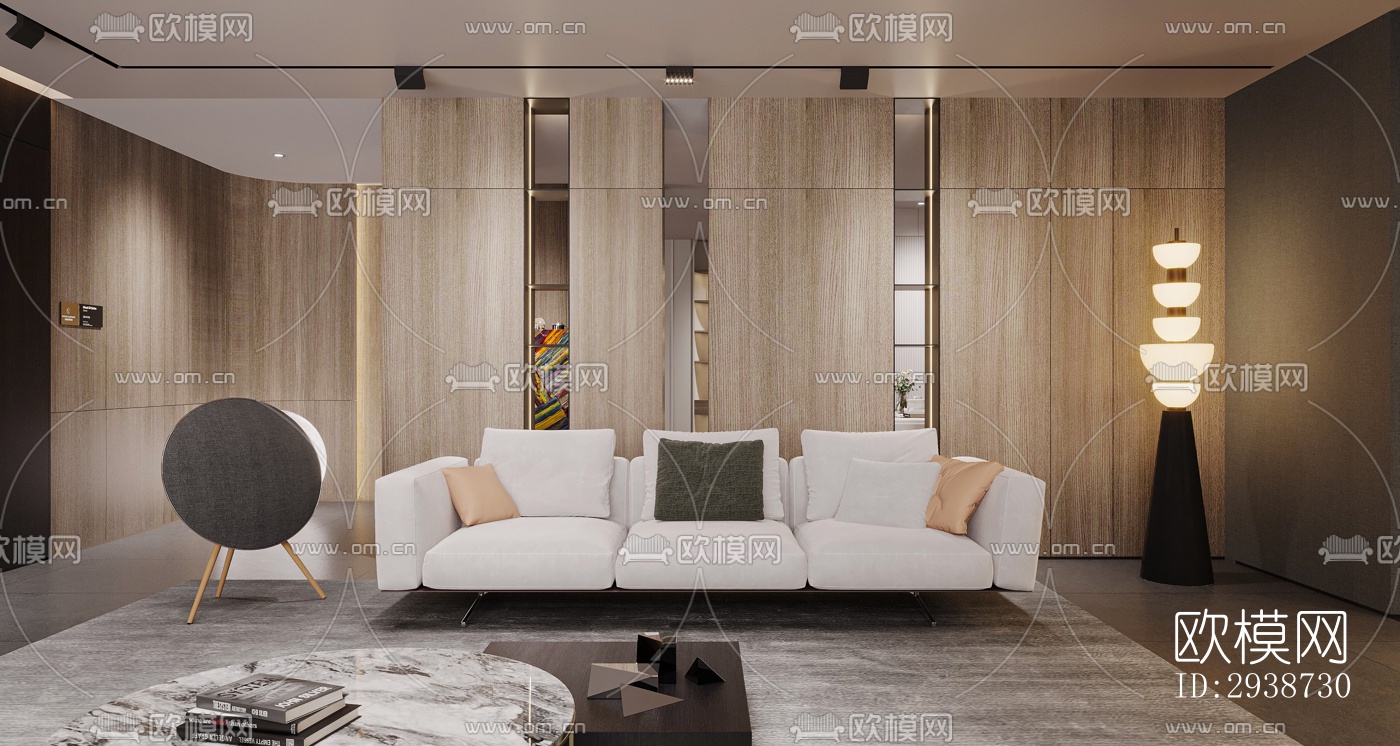 现代展览展厅效果图下载（渲染图19）