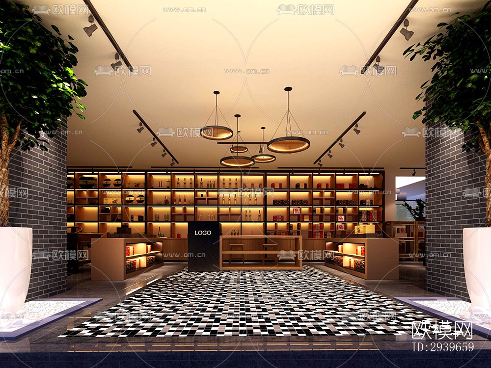 现代零售店铺效果图下载（渲染图7）