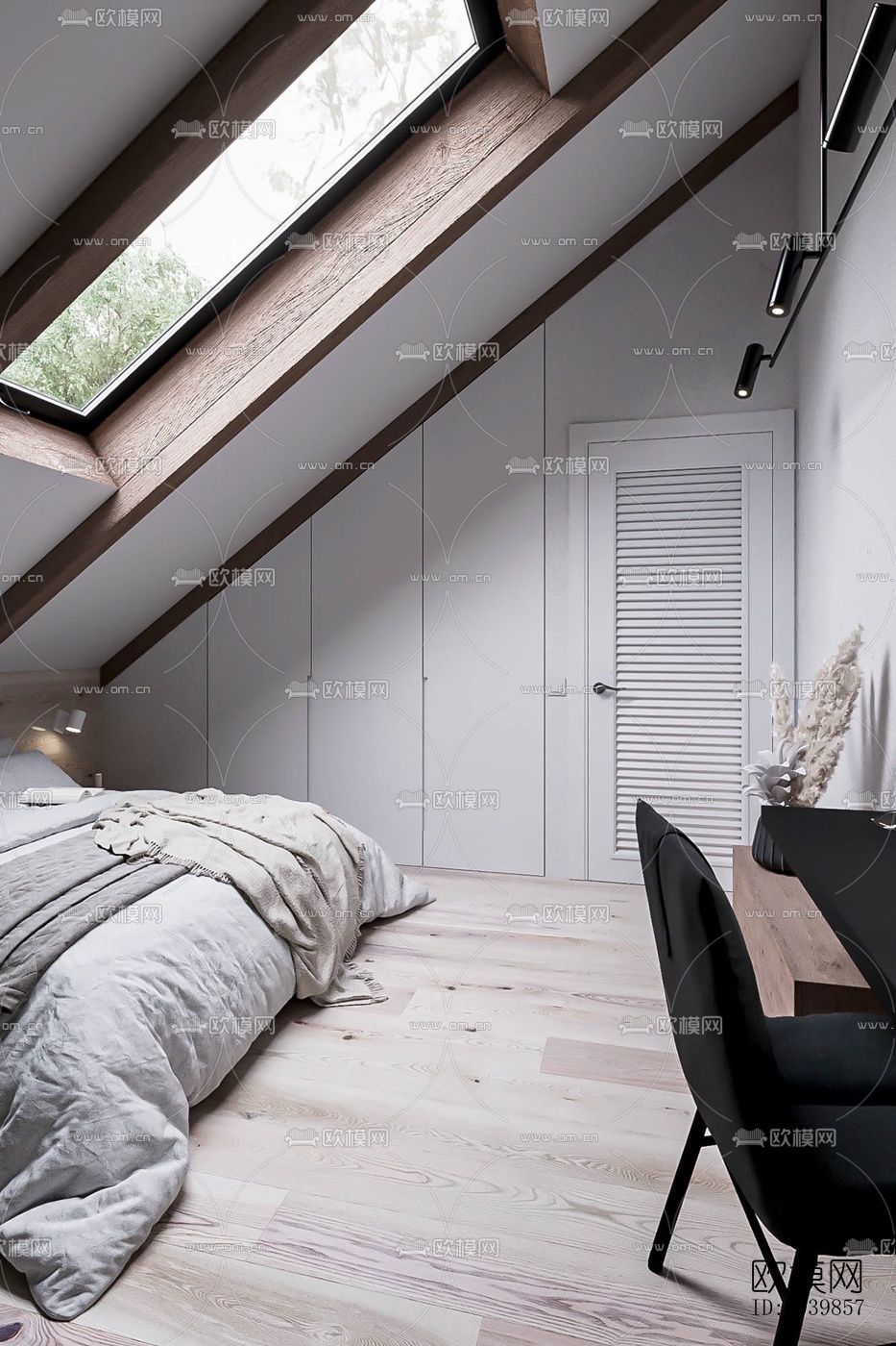 北欧别墅效果图下载（渲染图15）