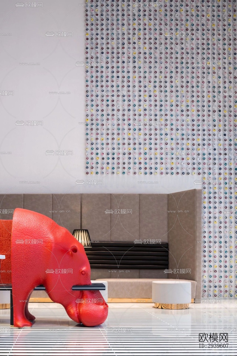 现代酒店民宿效果图下载（渲染图15）