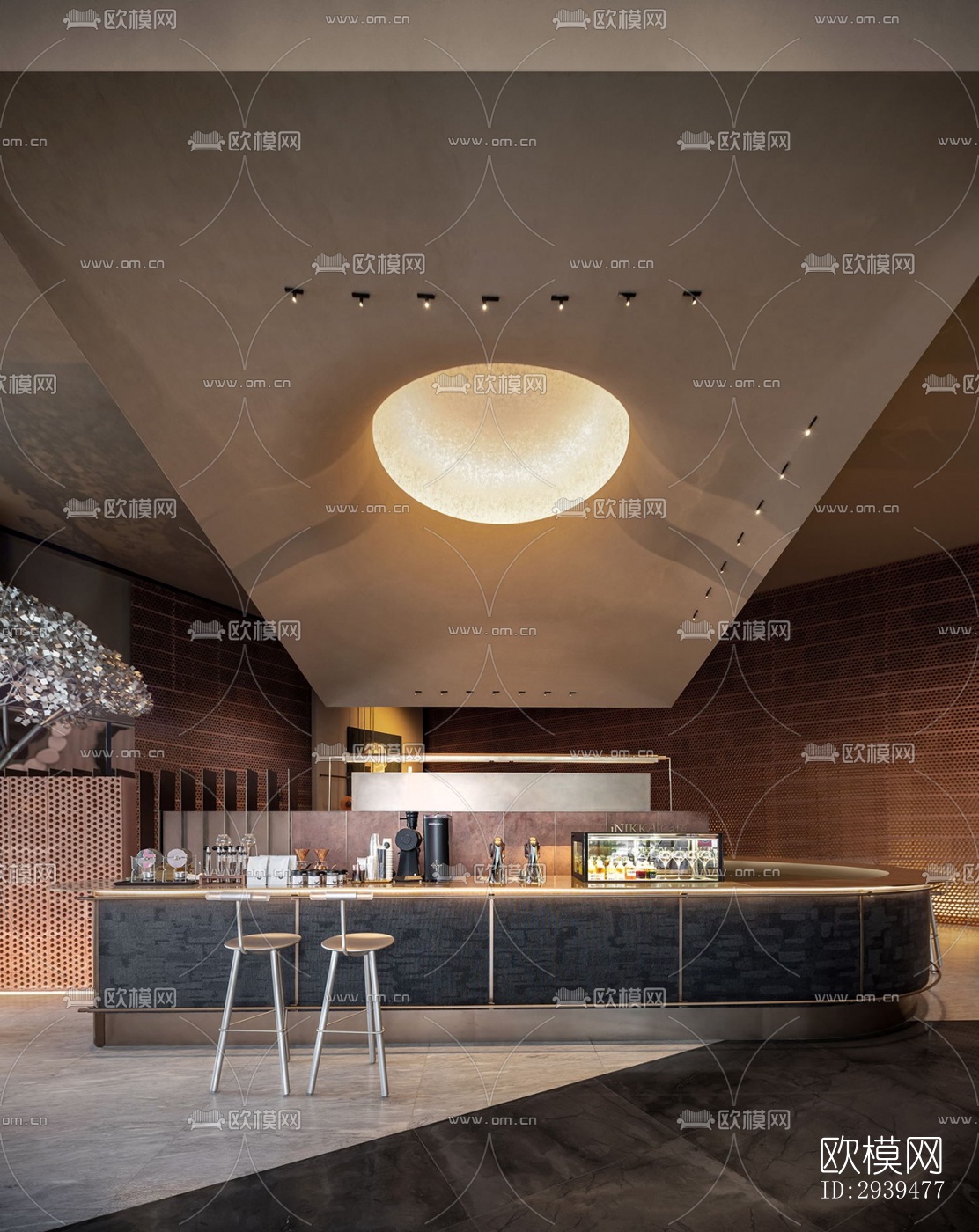 现代酒店民宿效果图下载（渲染图10）