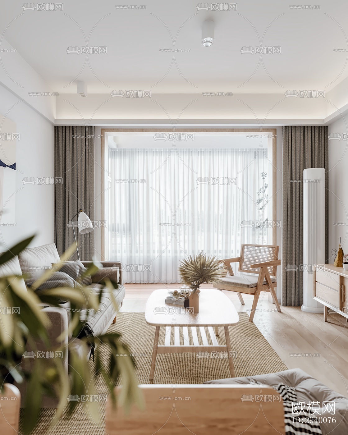 北欧平层效果图下载（渲染图10）