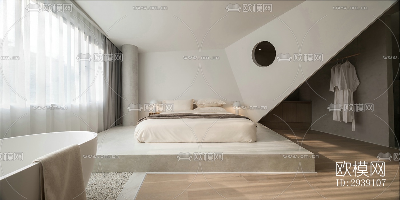 北欧酒店民宿效果图下载（渲染图5）