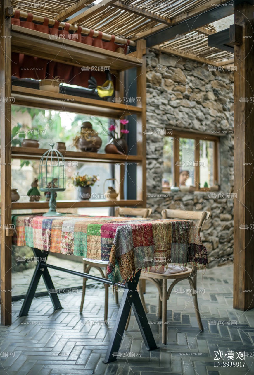 东南亚酒店民宿效果图下载（渲染图16）