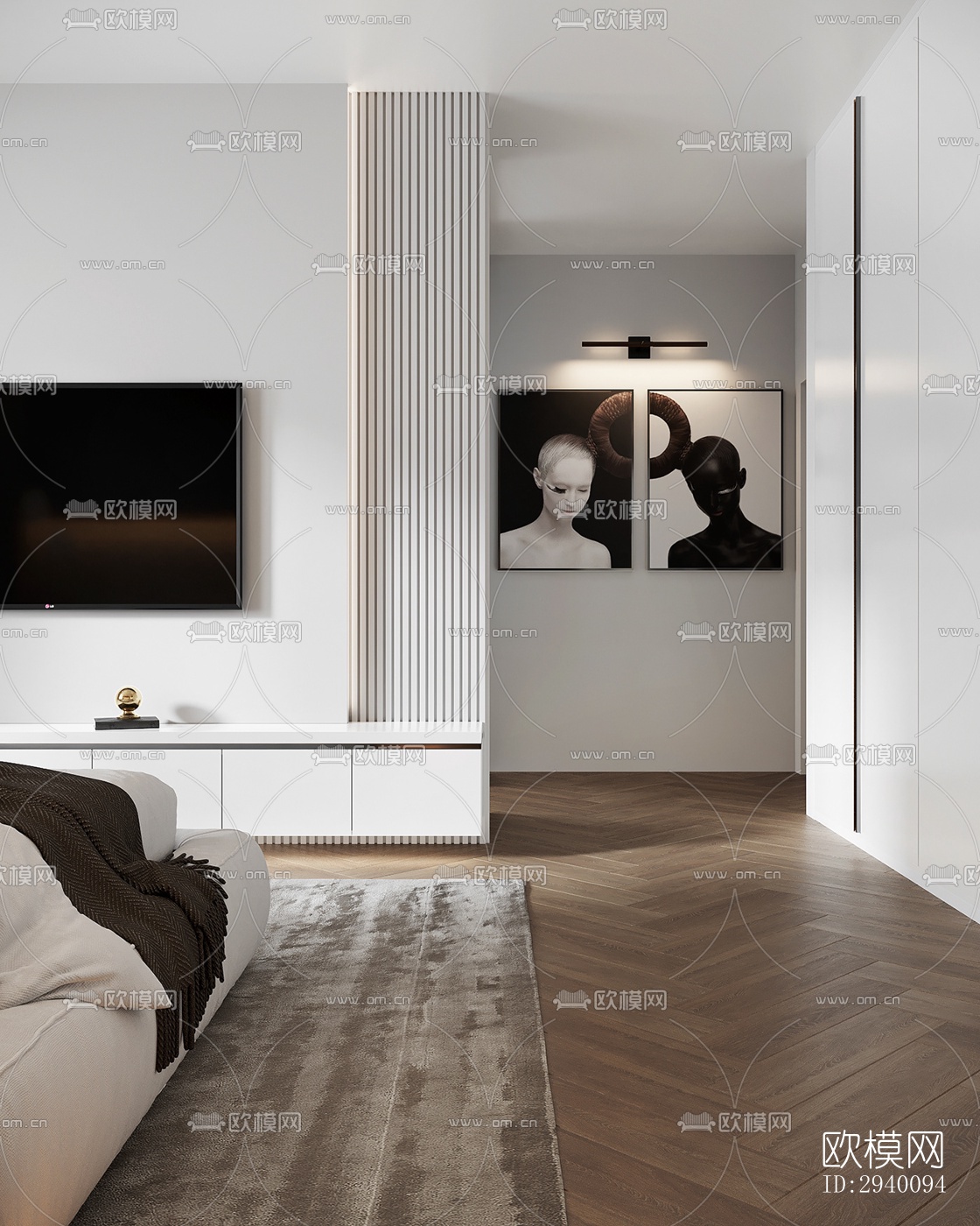 北欧平层效果图下载（渲染图17）