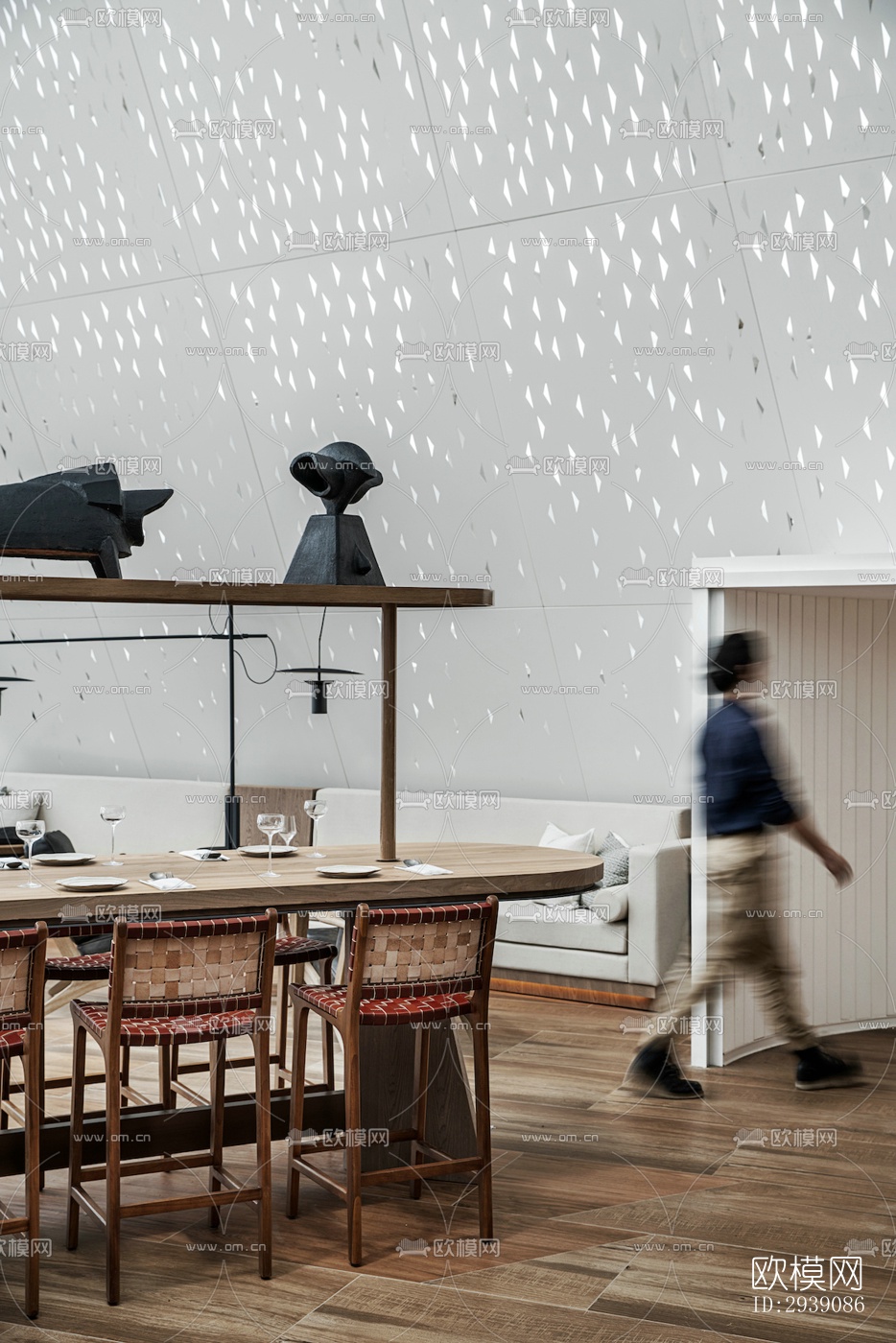 北欧酒店民宿效果图下载（渲染图2）