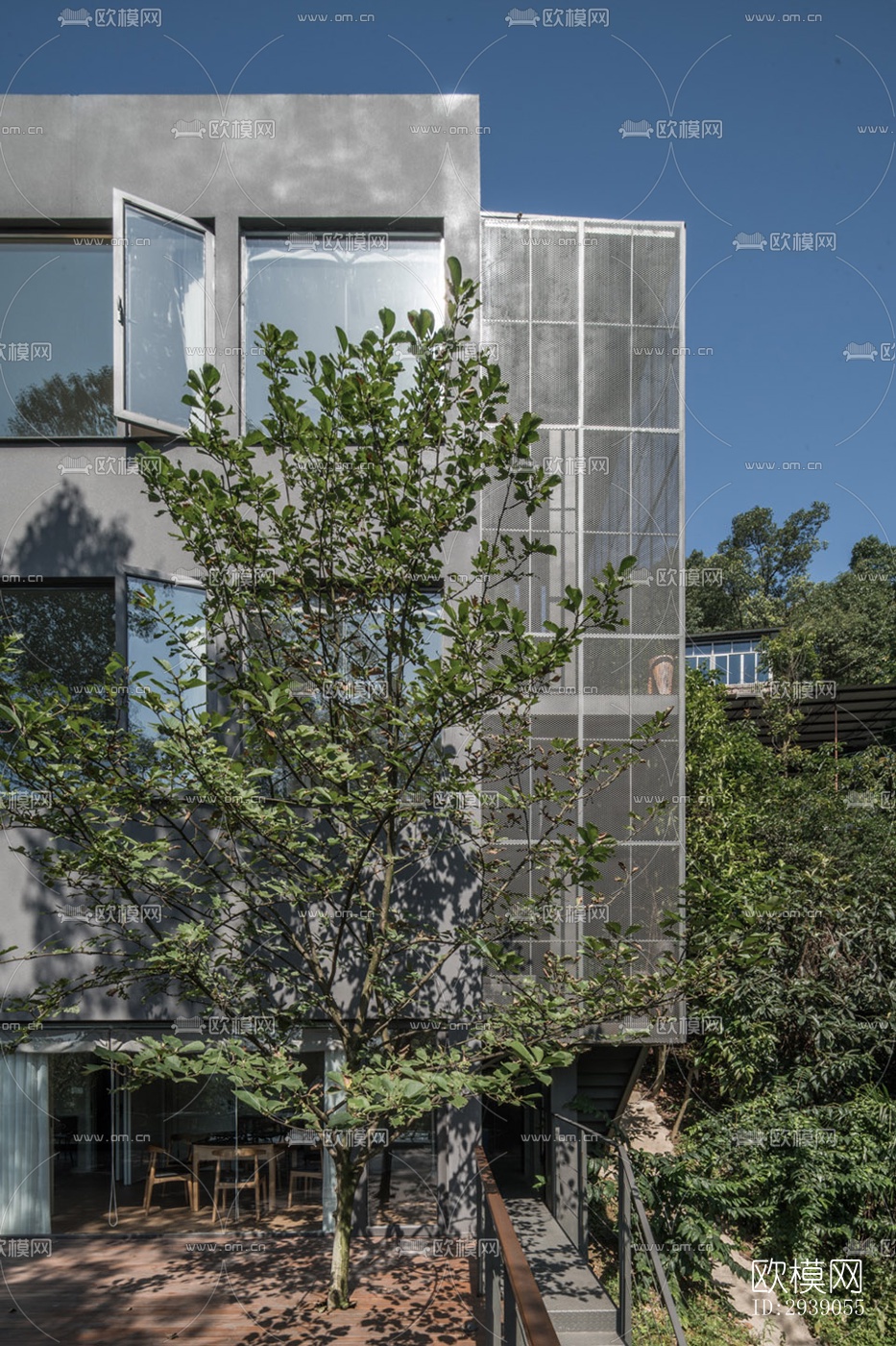 侘寂酒店民宿效果图下载（渲染图3）