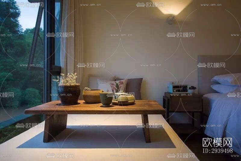 现代酒店民宿效果图下载（渲染图15）