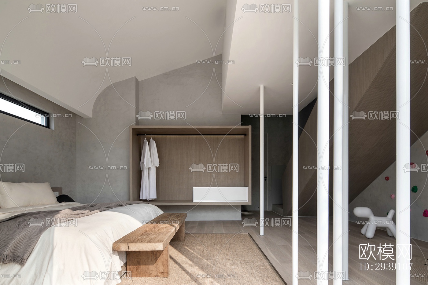 北欧酒店民宿效果图下载（渲染图20）