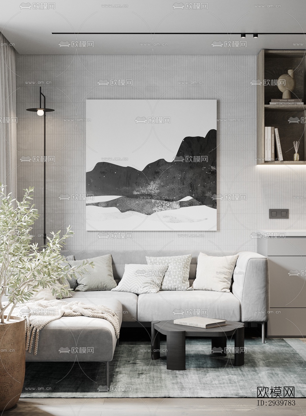 侘寂公寓效果图下载（渲染图17）