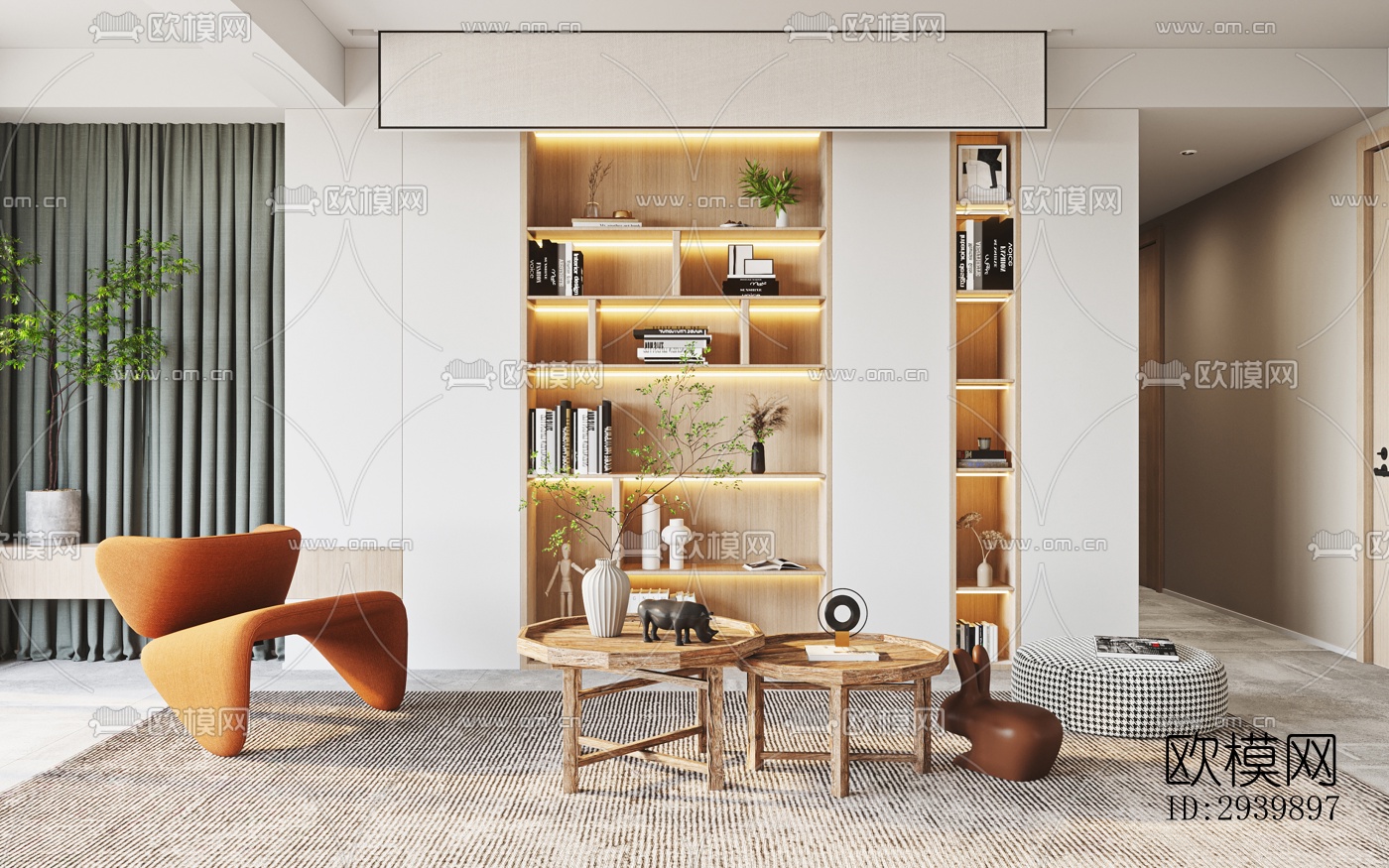 现代别墅效果图下载（渲染图16）