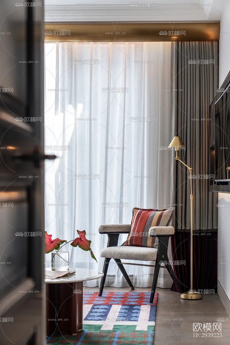 后现代酒店民宿效果图下载（渲染图15）