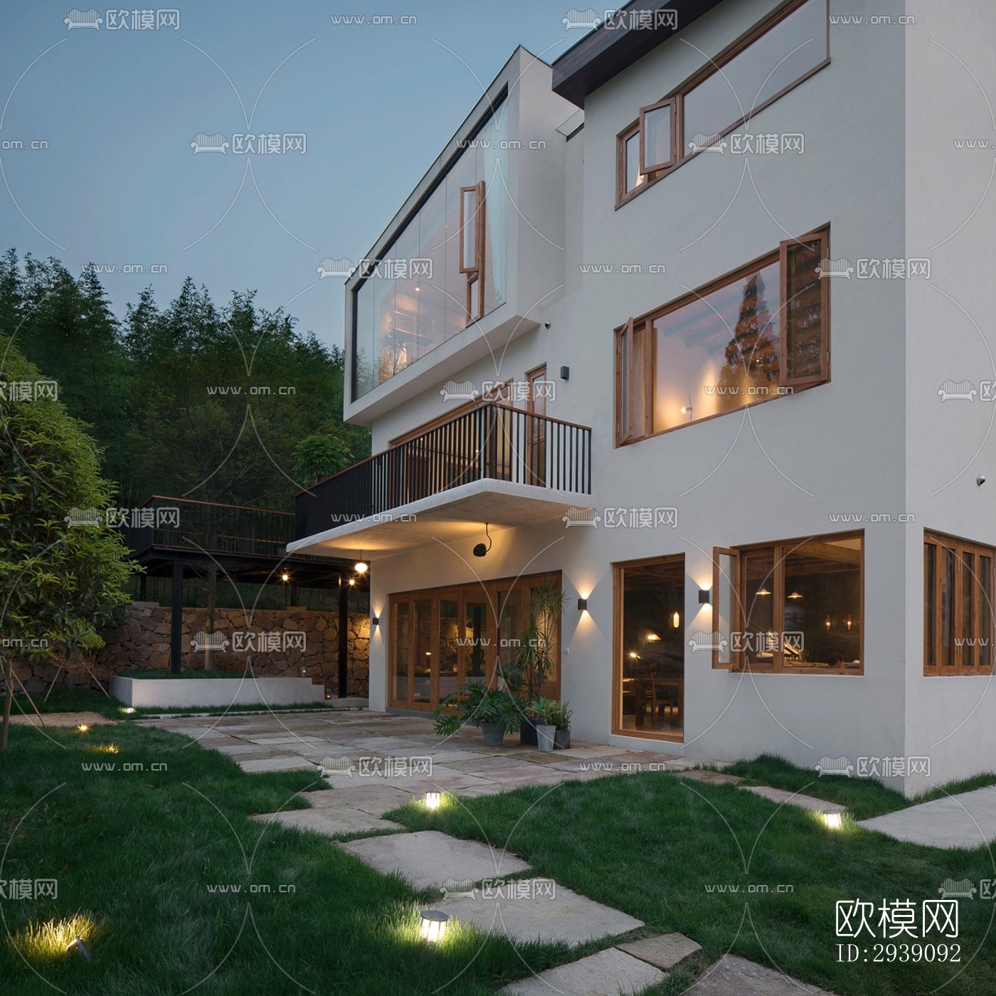 北欧酒店民宿效果图下载（渲染图1）