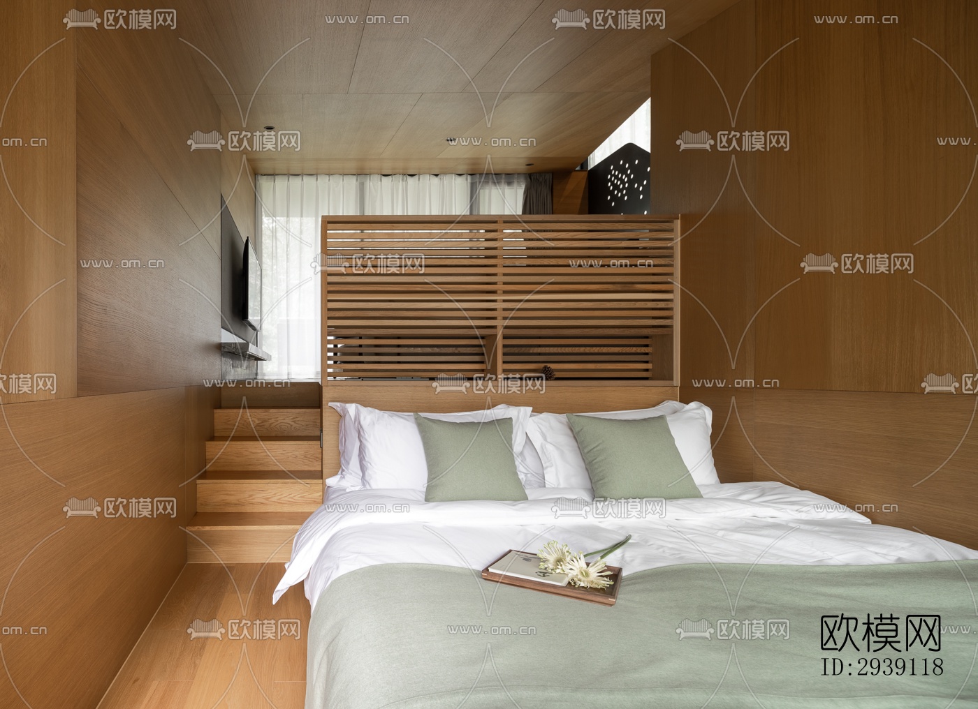 北欧酒店民宿效果图下载（渲染图2）