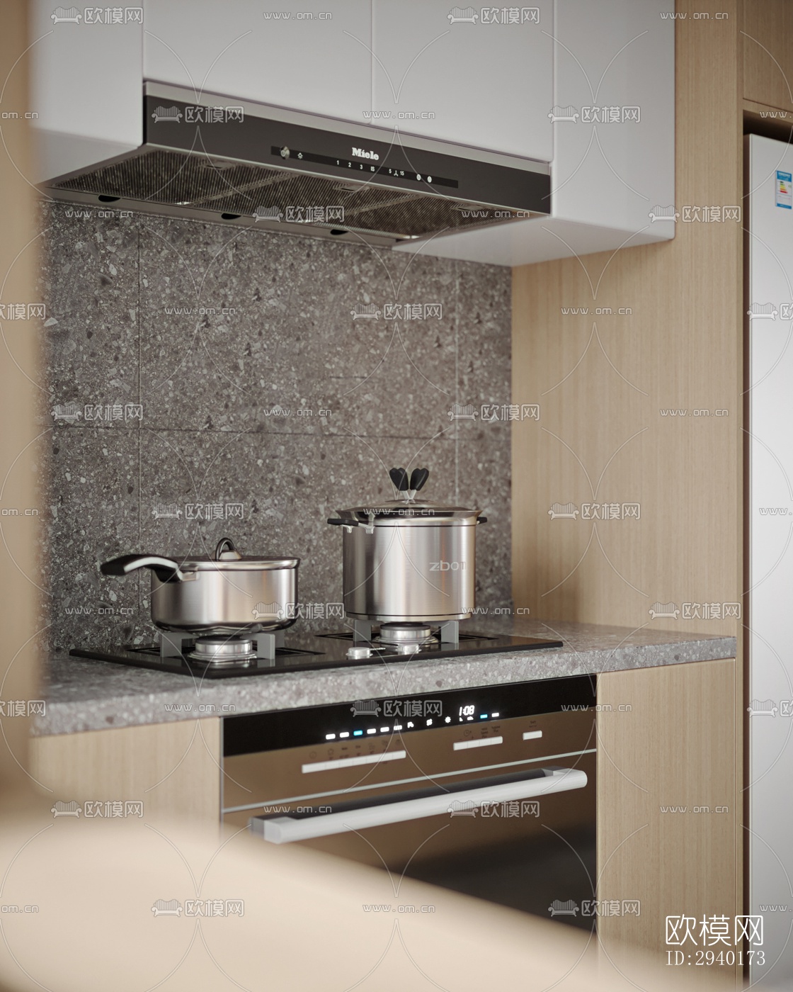 新中式平层效果图下载（渲染图7）