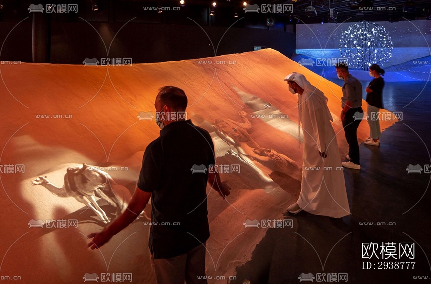 現(xiàn)代展覽展廳效果圖下載(渲染圖4)