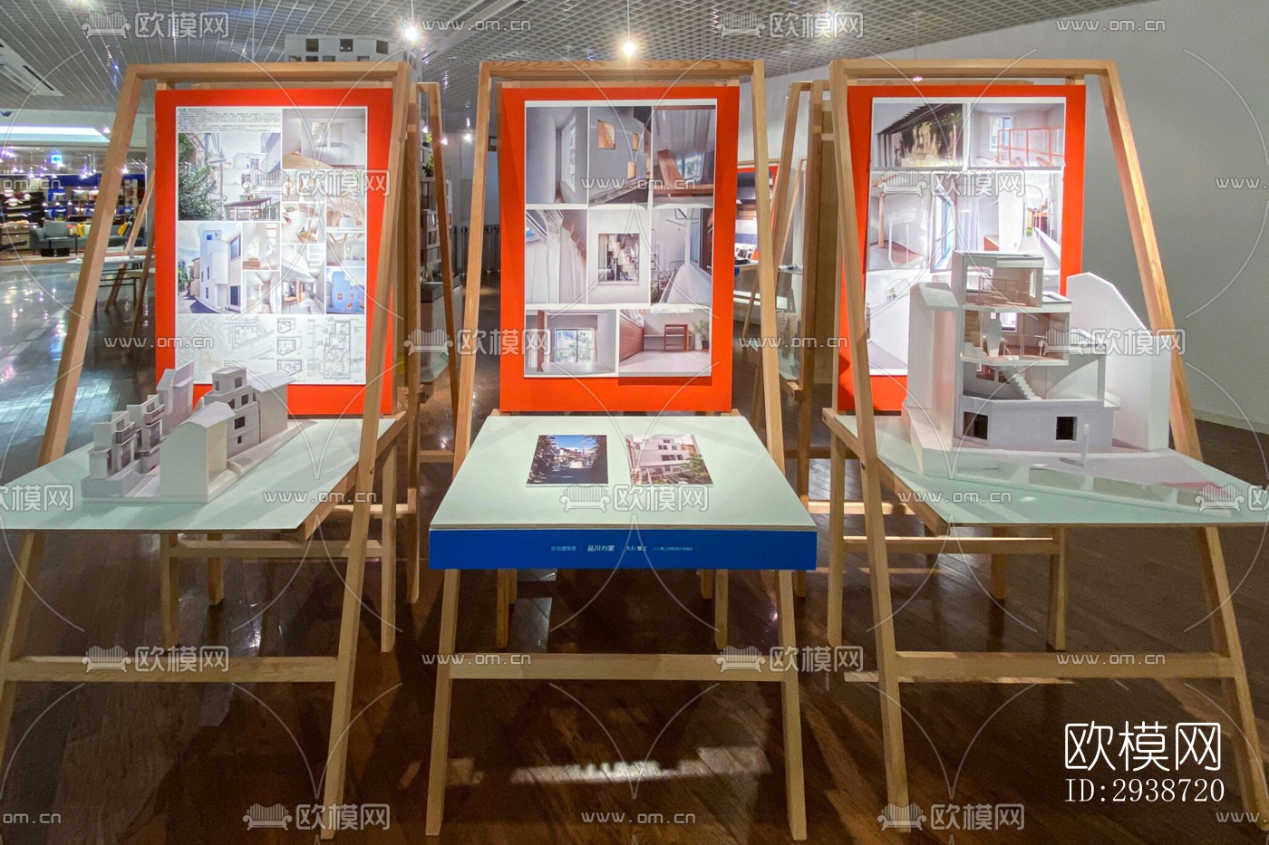 现代展览展厅效果图下载（渲染图9）