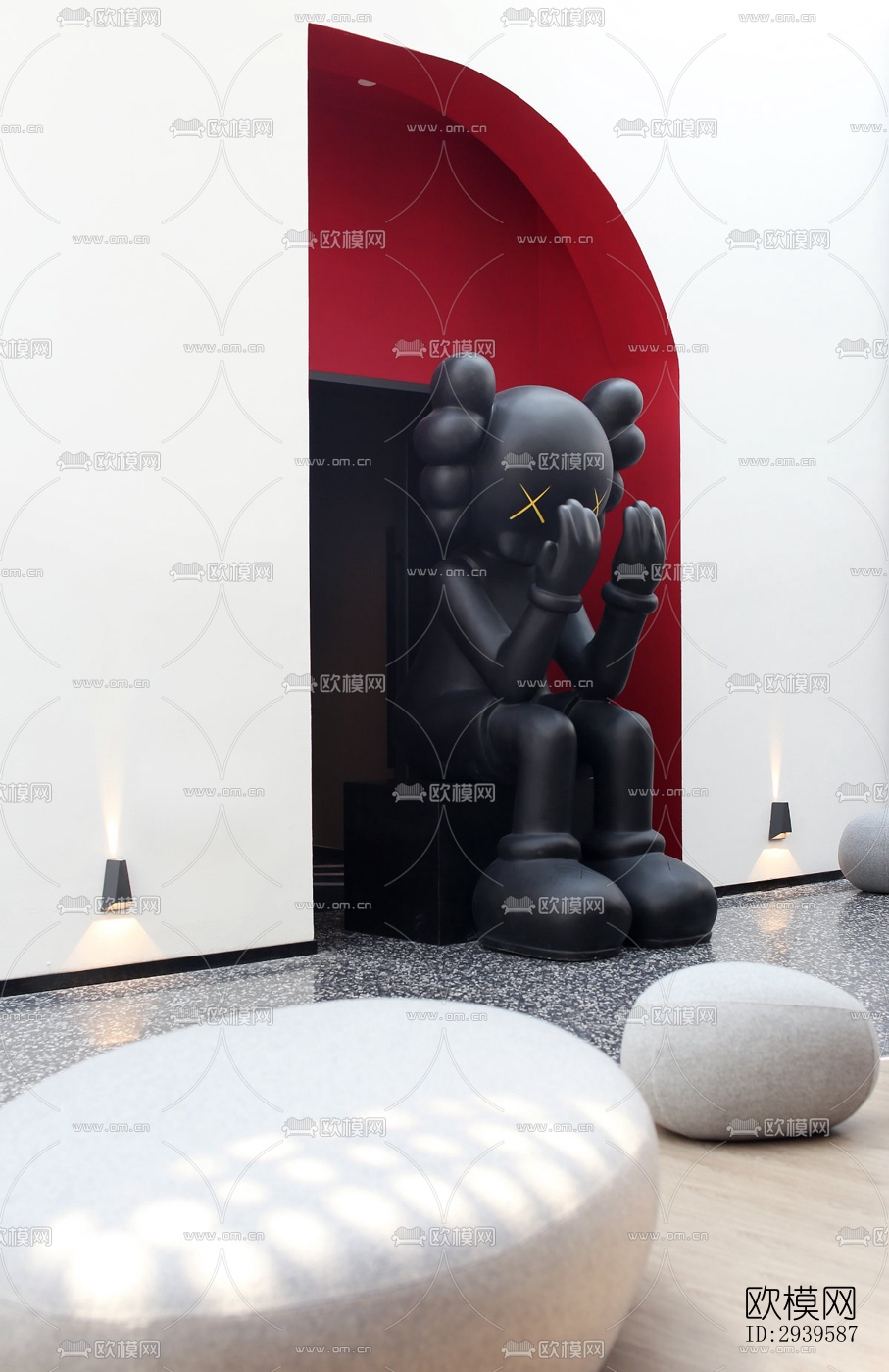 现代酒店民宿效果图下载（渲染图8）