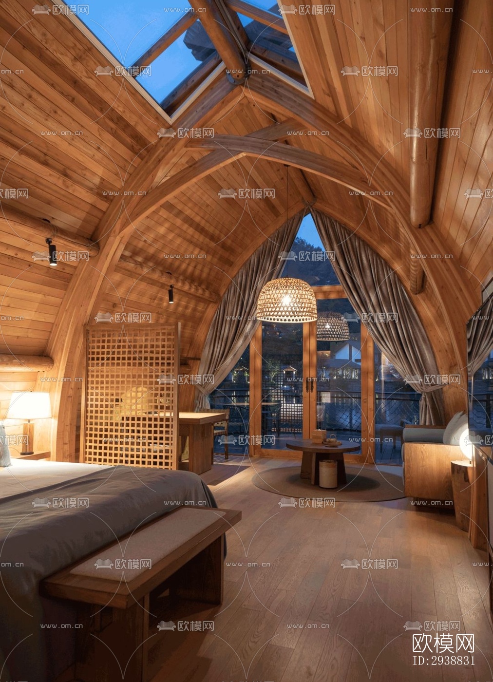 东南亚酒店民宿效果图下载（渲染图12）