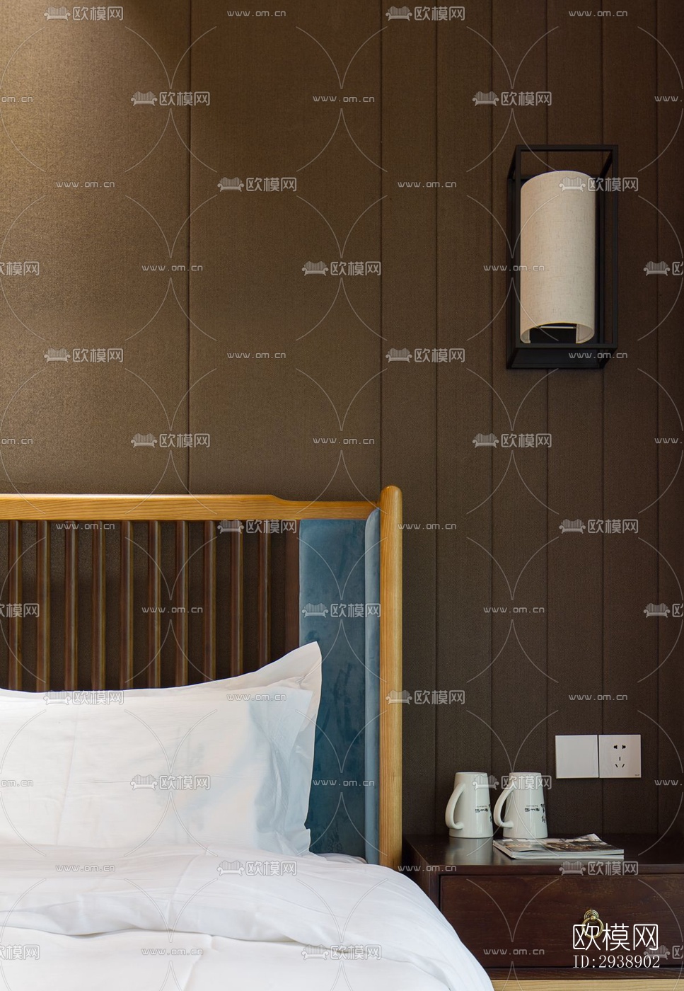 中式酒店民宿效果图下载（渲染图5）