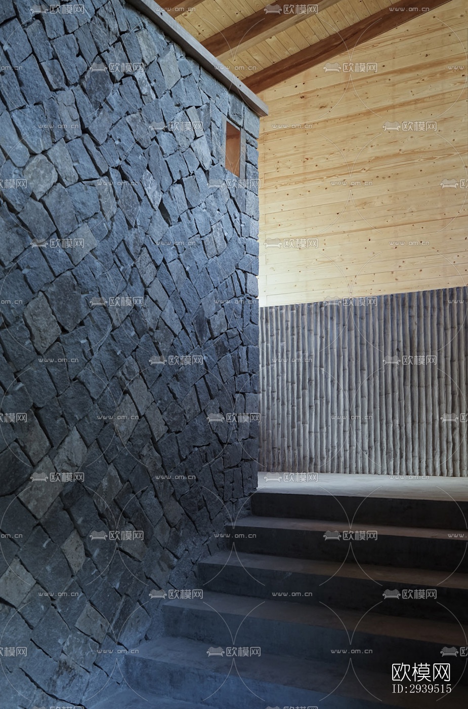 现代酒店民宿效果图下载（渲染图12）