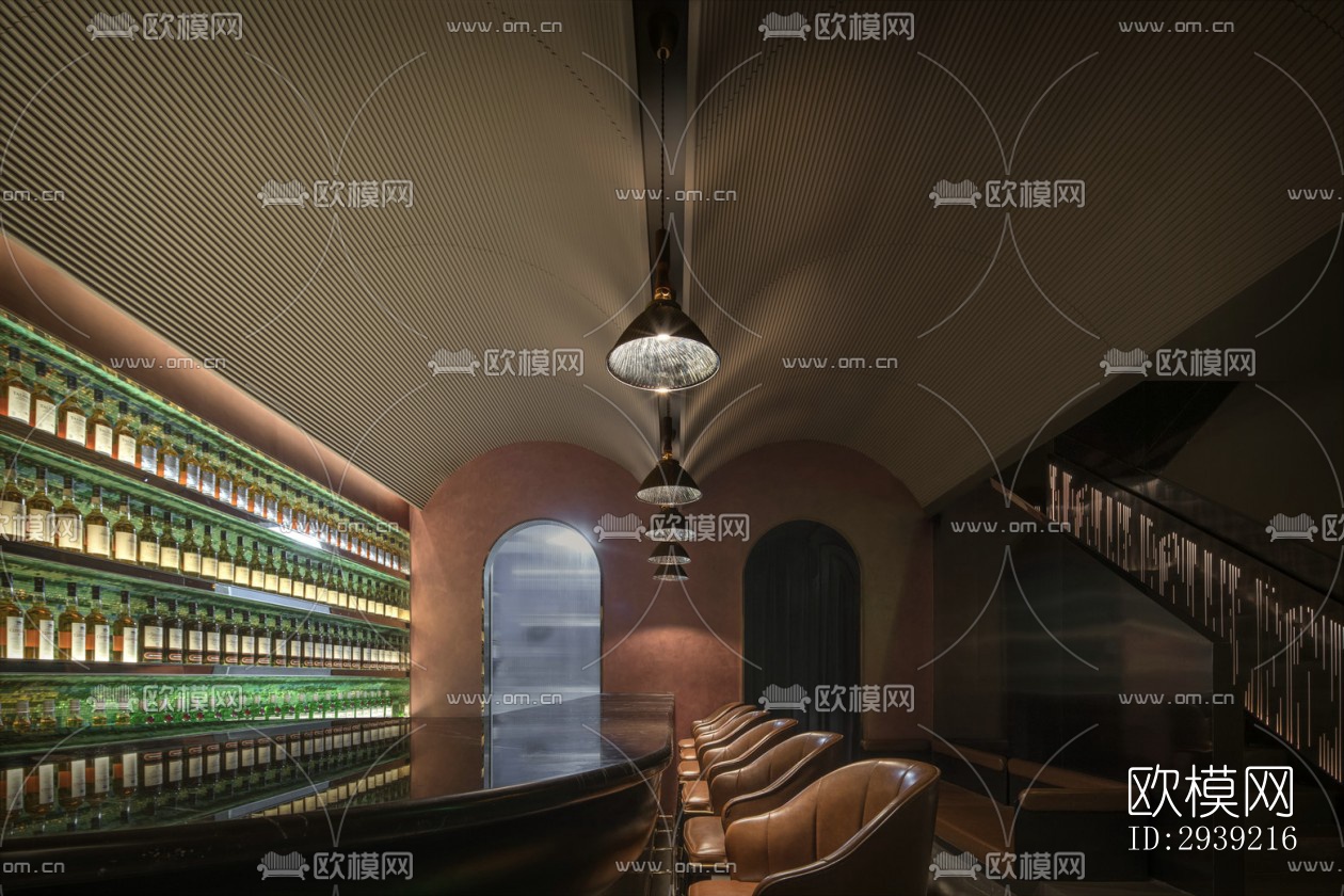 后现代酒店民宿效果图下载（渲染图5）