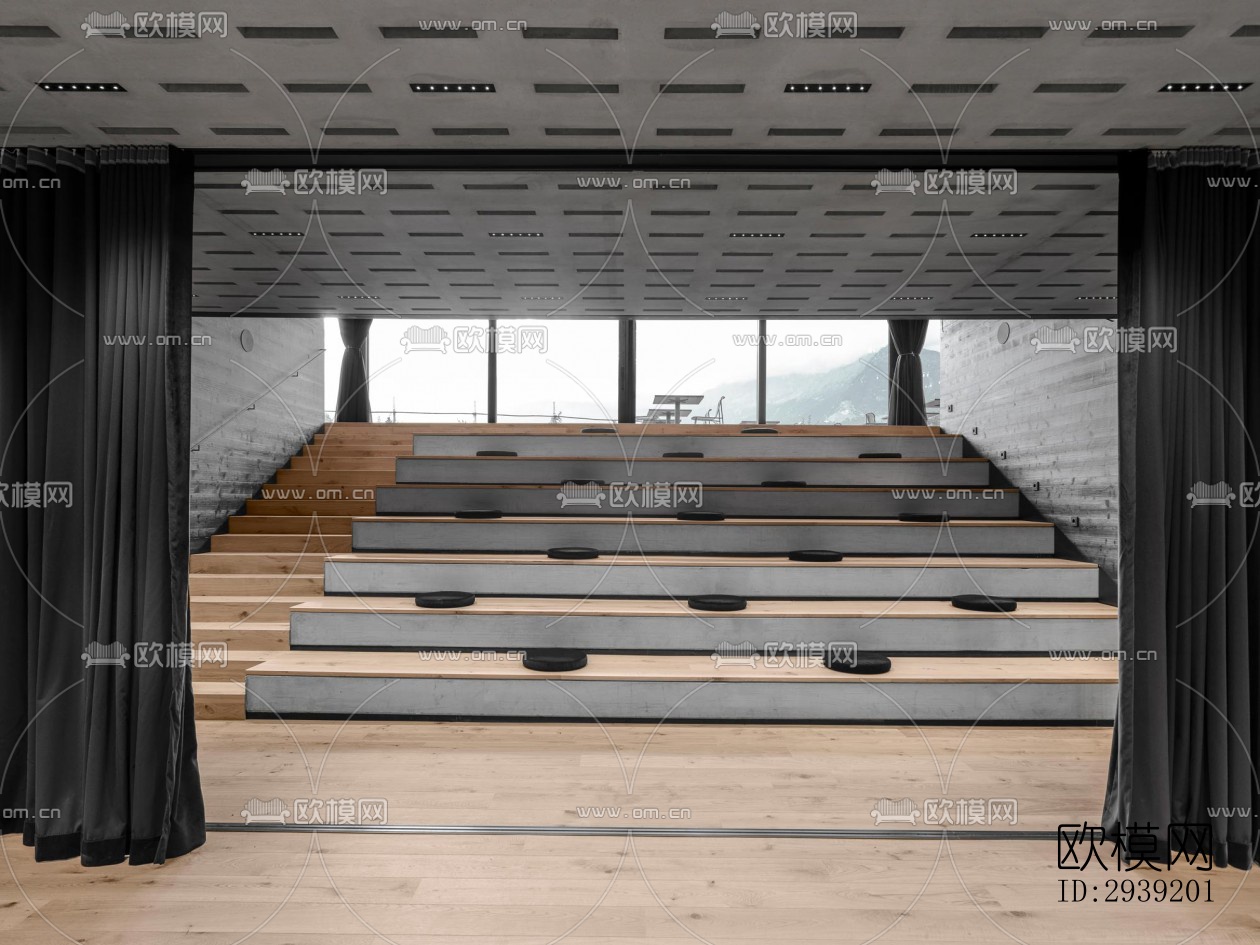 后现代酒店民宿效果图下载（渲染图4）