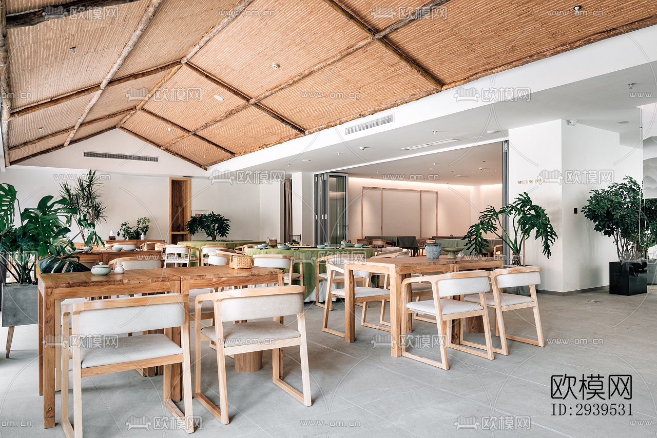 现代酒店民宿效果图下载（渲染图10）