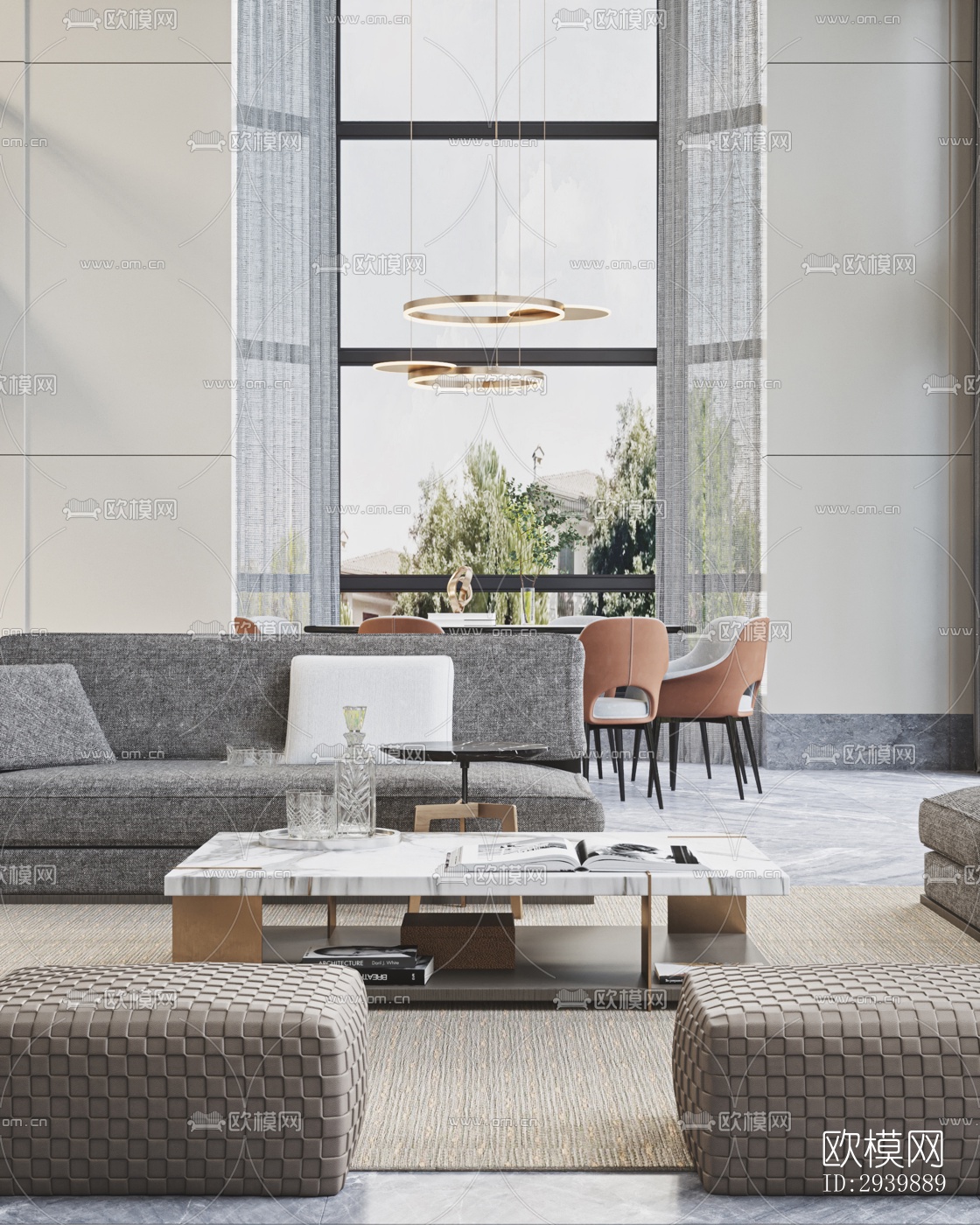 现代别墅效果图下载（渲染图17）