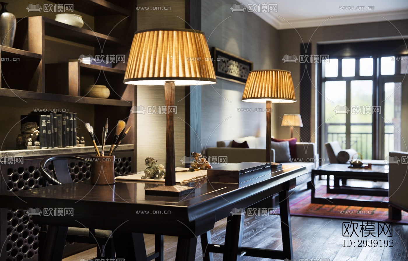 后现代酒店民宿效果图下载（渲染图13）