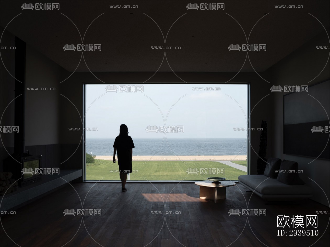 现代酒店民宿效果图下载（渲染图14）