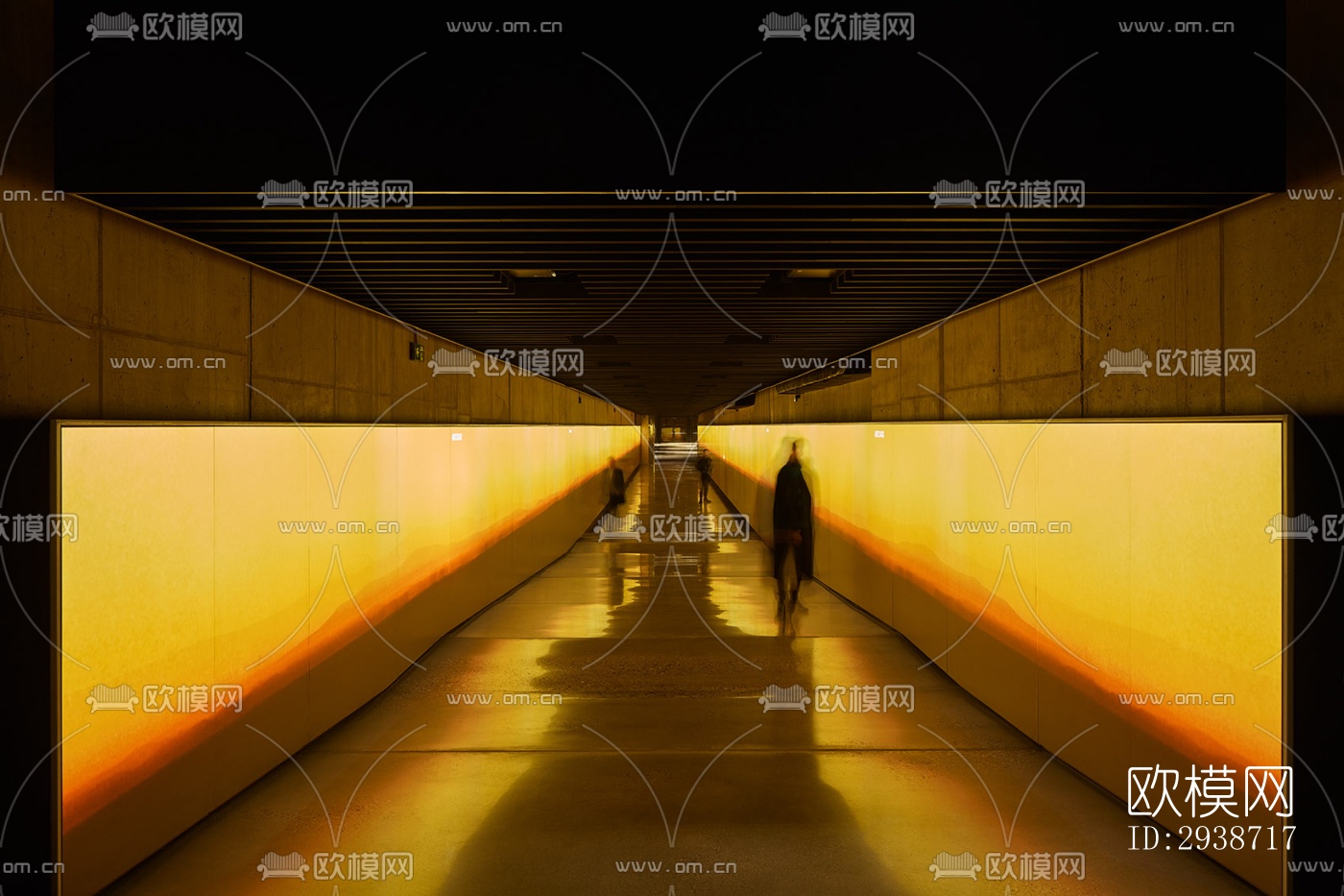 现代展览展厅效果图下载（渲染图6）