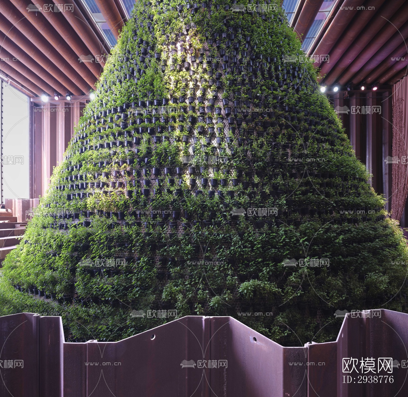 现代展览展厅效果图下载（渲染图8）