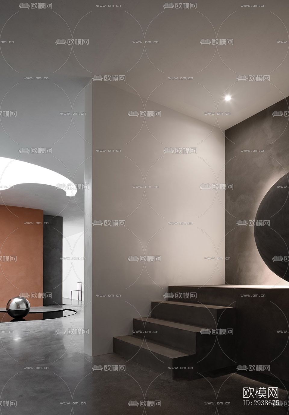 现代展览展厅效果图下载（渲染图11）