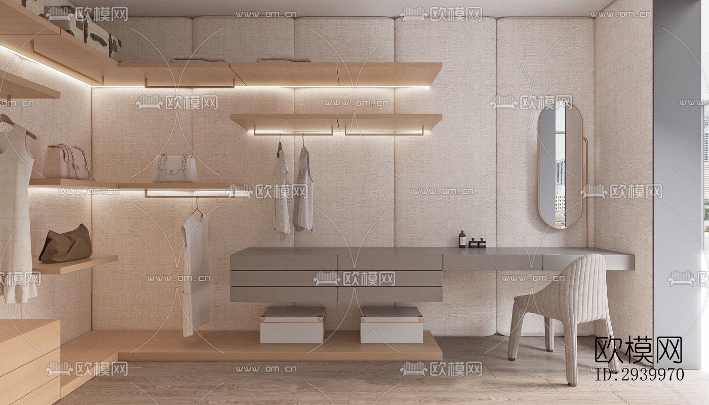 现代复式效果图下载（渲染图14）