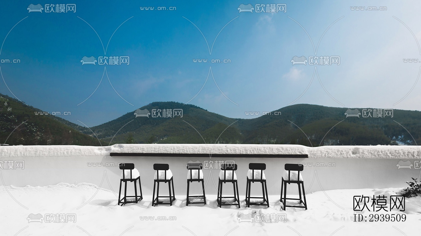 现代酒店民宿效果图下载（渲染图16）