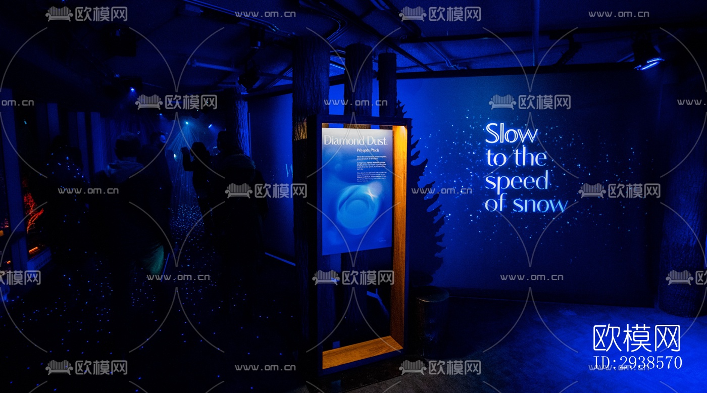 工业风展览展厅效果图下载（渲染图4）