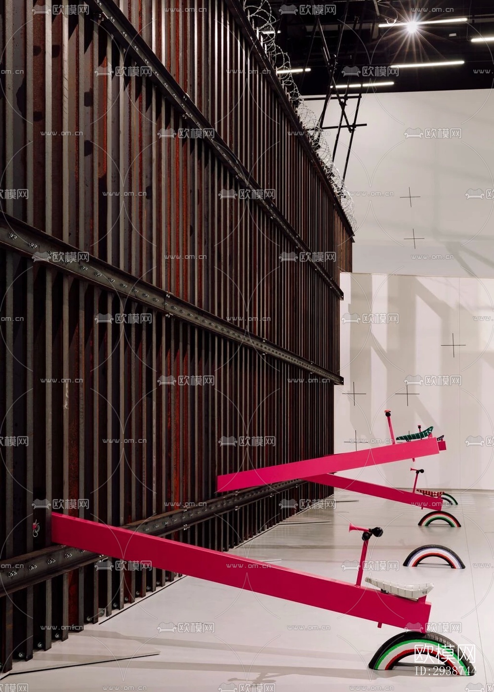 现代展览展厅效果图下载（渲染图18）