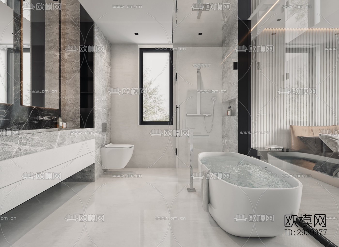 现代复式效果图下载（渲染图20）