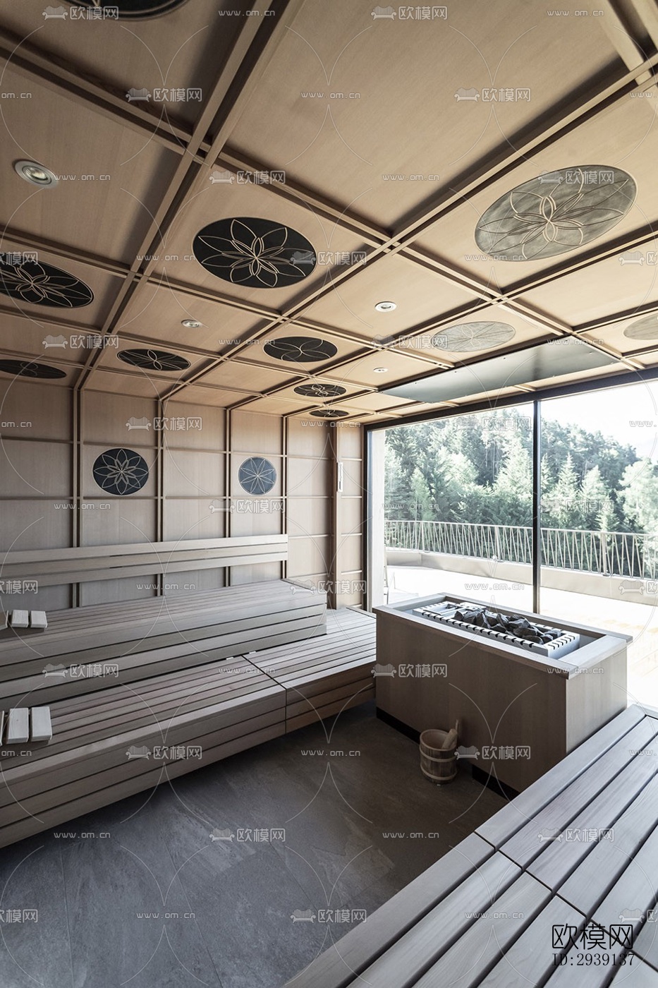 北欧酒店民宿效果图下载（渲染图10）