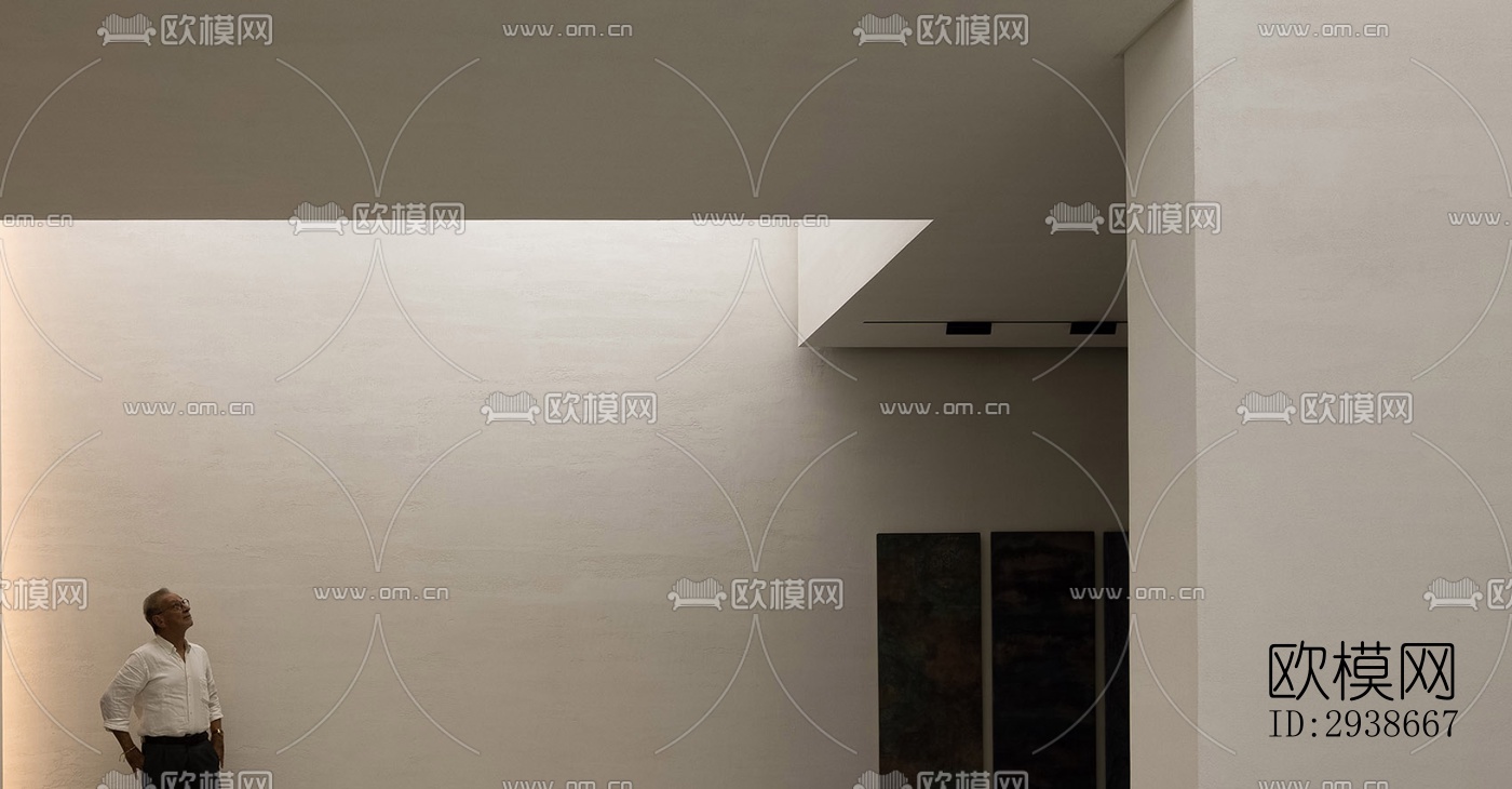 现代展览展厅效果图下载（渲染图2）