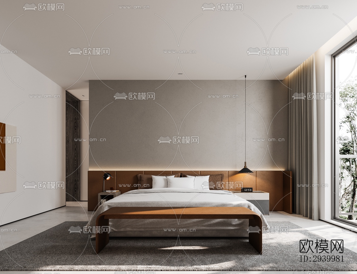 现代复式效果图下载（渲染图8）