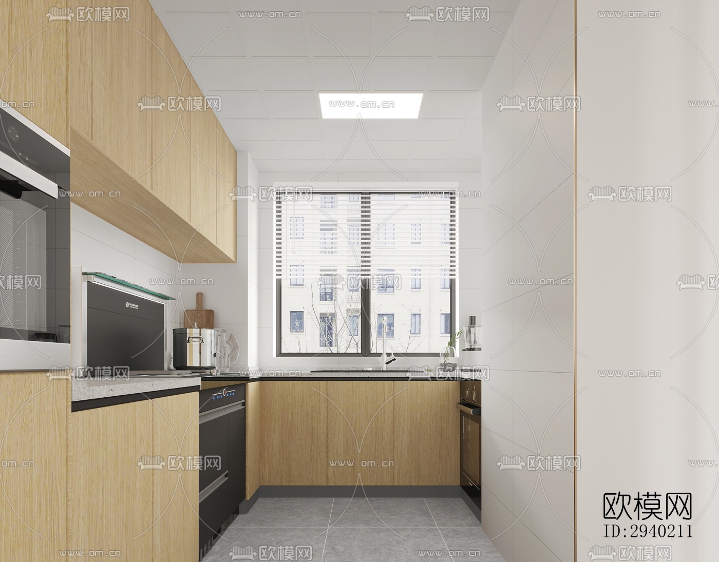 日式平层效果图下载（渲染图6）