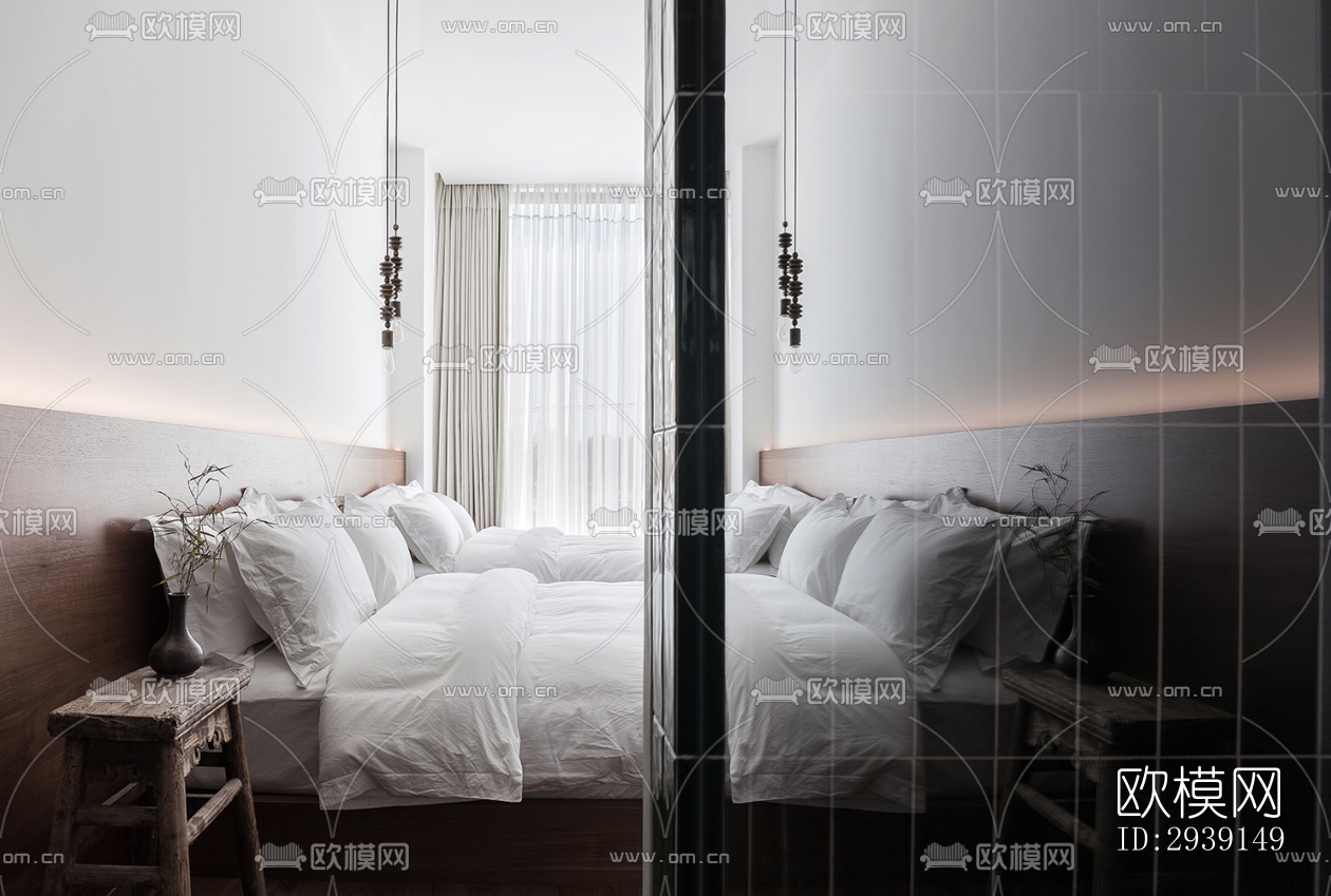 北欧酒店民宿效果图下载（渲染图8）