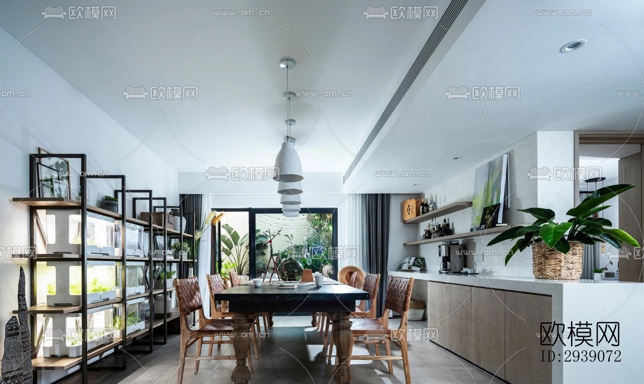 北欧酒店民宿效果图下载（渲染图19）